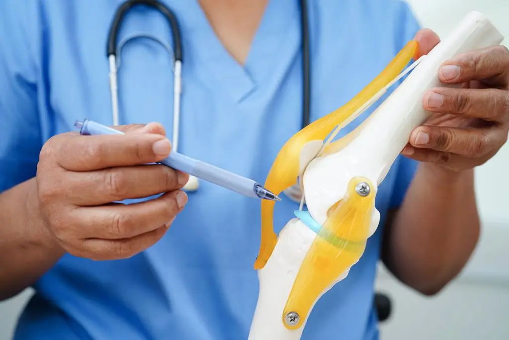 Demonstration of corticosteriod injection