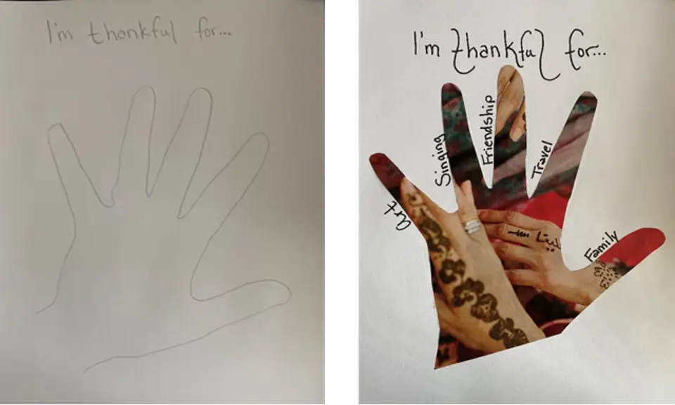 Artful Meditation: A Handful of Gratitude