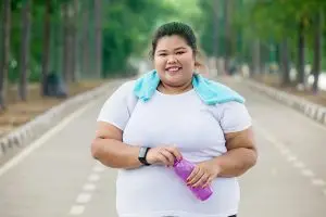 Woman preparing for bariatric surgery
