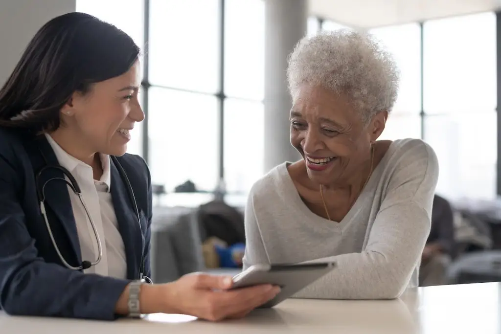 Patient working with doctor on statin medications
