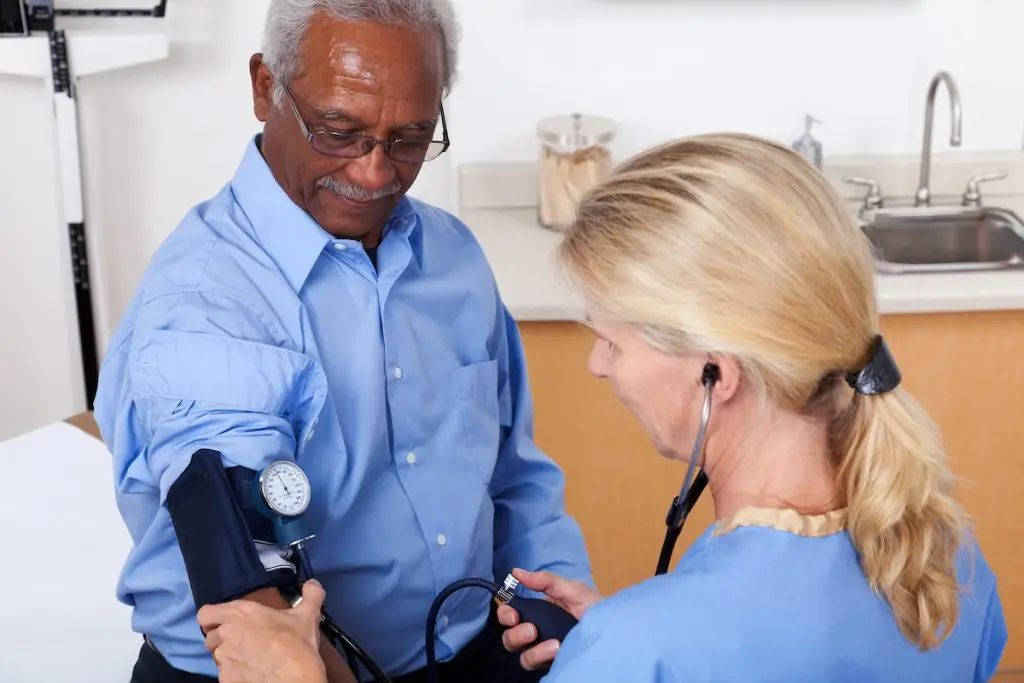 Being checked for congestive heart failure