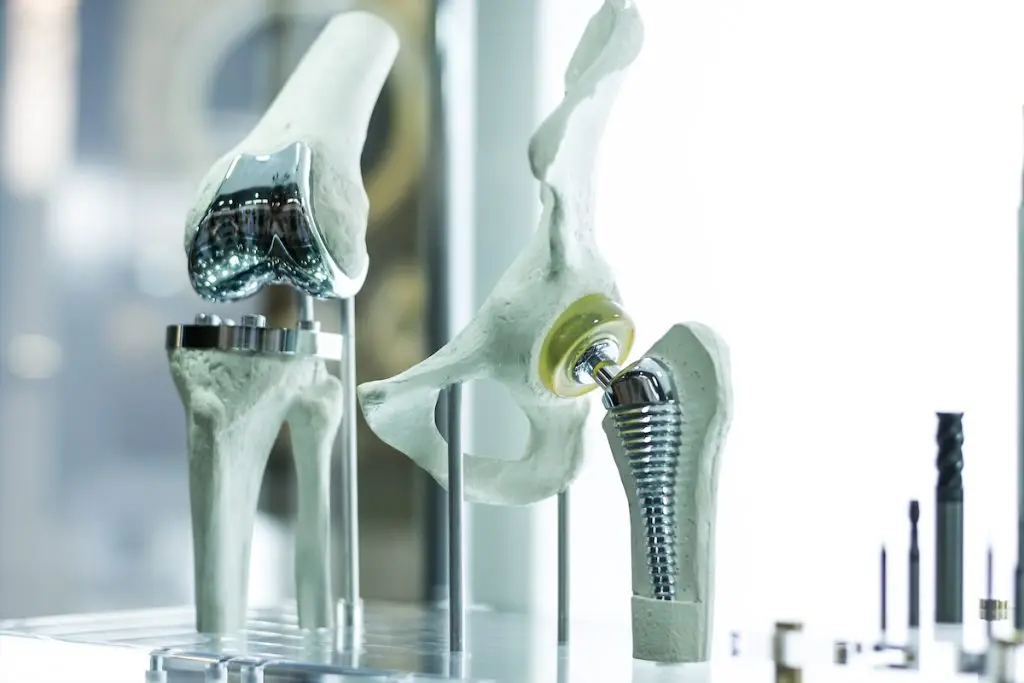 Metal joint replacement pieces for hip and knee