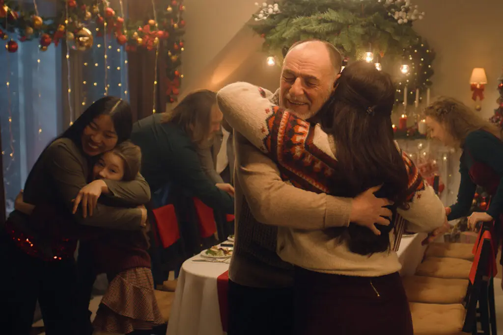 Hugging during the holidays||||