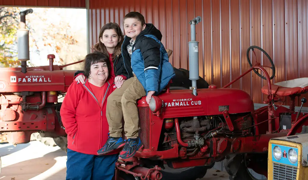 Barbara and grandkids